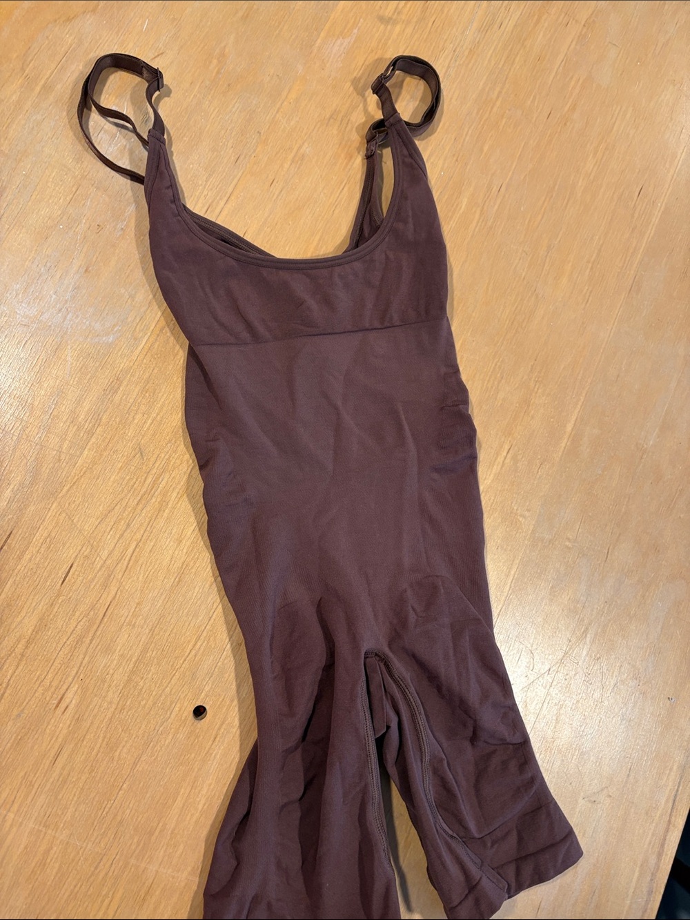BOOMBA ~ FAJA Chocolate Brown One Piece Shapewear Size S / M Sits below bust